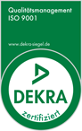 DEKRA - zertifiziert nach DIN EN ISO 9001